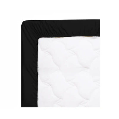 ths giza cotton super king fitted bed sheet onyx