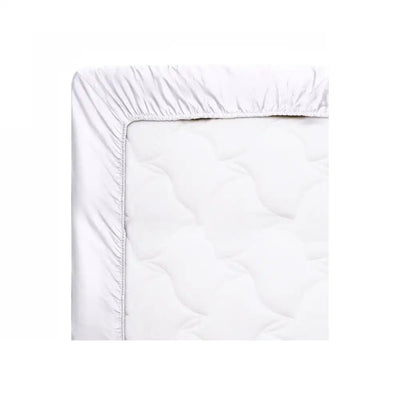 ths giza cotton super king fitted bed sheet white