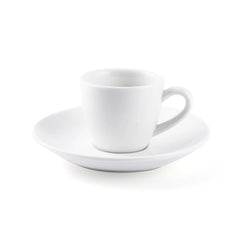 Porceletta Porcelain Espresso Cup & Saucer Ivory, 80 ml