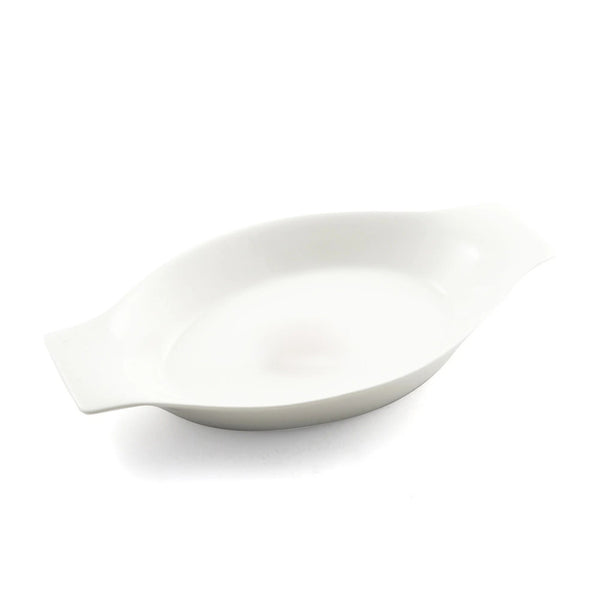 Porceletta Porcelain Banana Plate Ivory, 36 cm