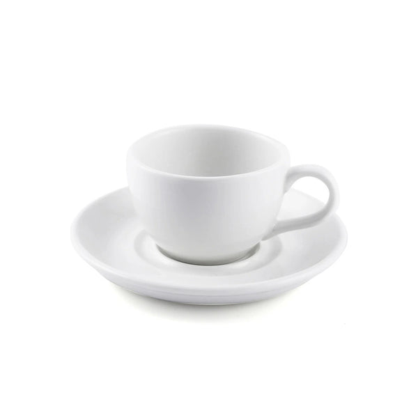 Porceletta Porcelain Coffee Cup & Saucer Ivory, 80 ml