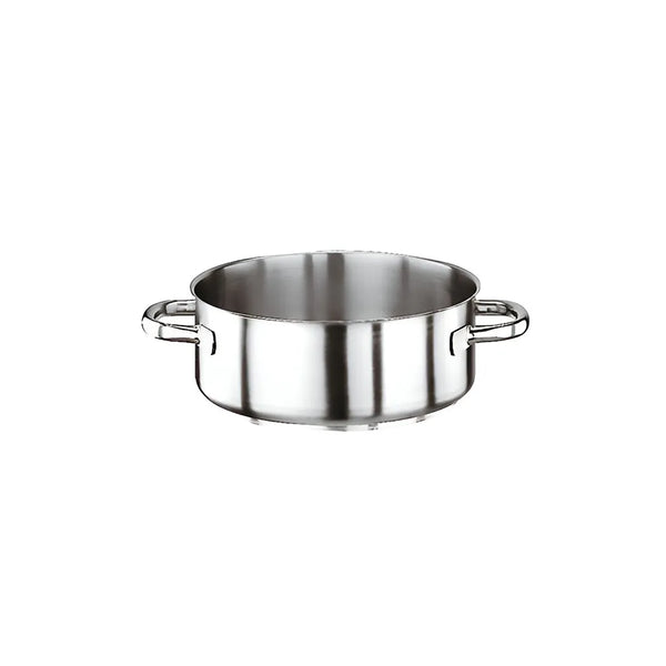 Paderno Stainless Steel Low Casserole Pot, 1.8 L