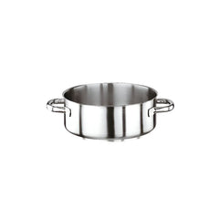 Paderno Stainless Steel Low Casserole Pot, 2.5 L