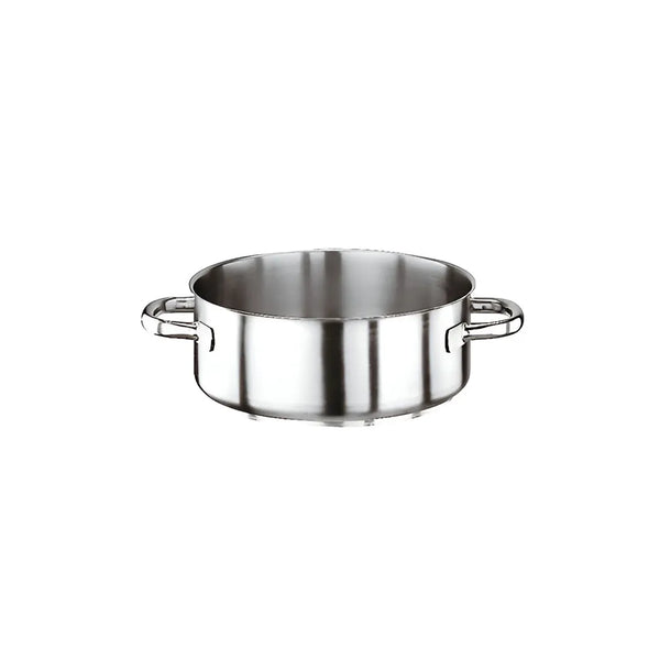 Paderno Stainless Steel Low Casserole Pot, 13 L