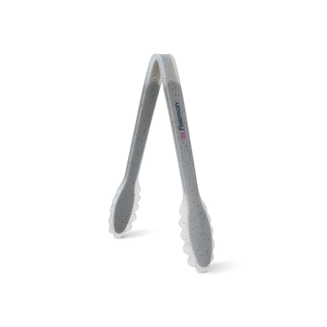 Mauris Series Nylon, Silicone and Stainless Steel Tongs in Grey Color, 23 cm