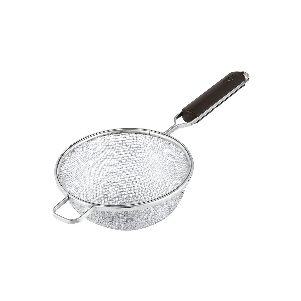 Paderno Stainless Steel Soup Strainer Double Mesh, Ø 18 x 17 cm