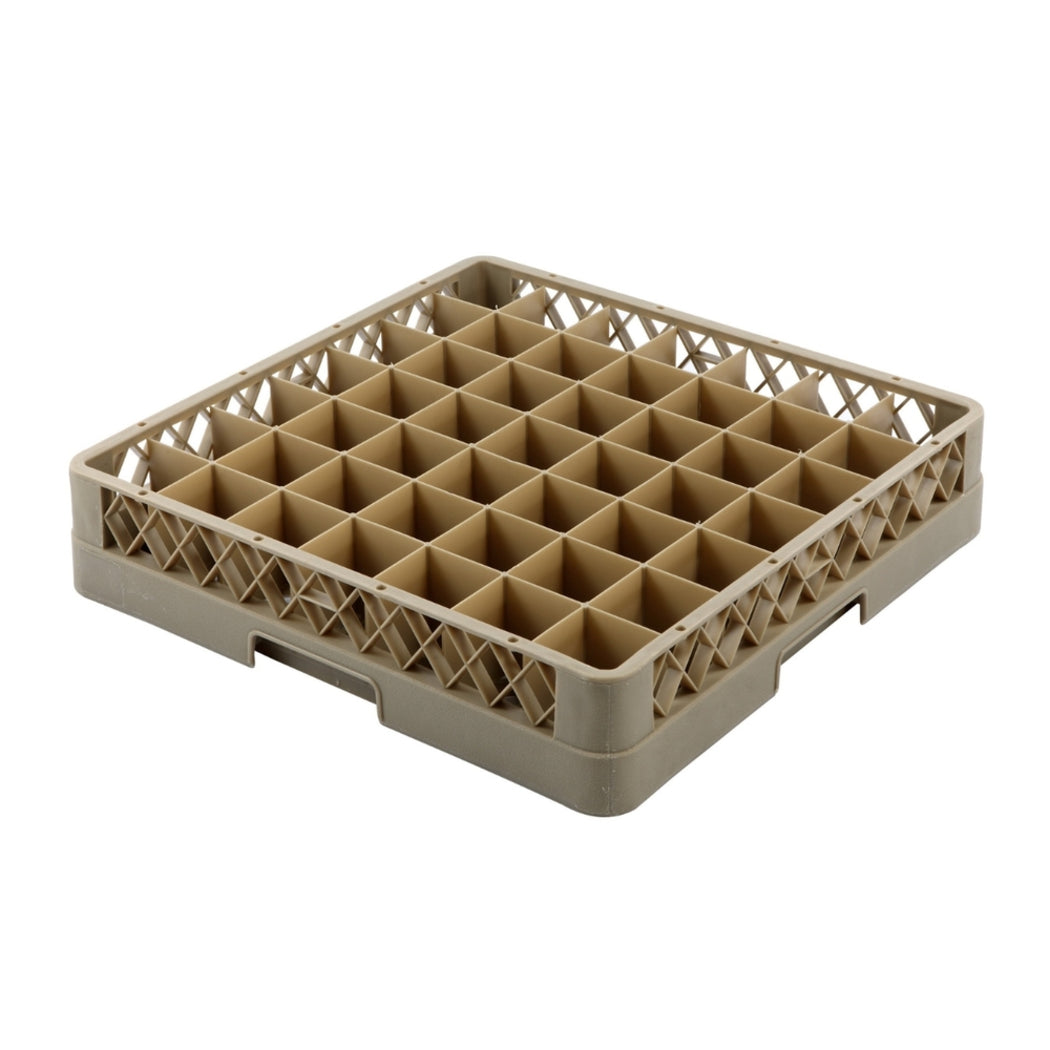 Jiwins Plastic Glass Rack 49 Compartment Beige, 49 cm