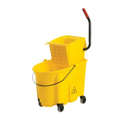 Jiwins Plastic Mop Bucket Yellow, 32 Ltr