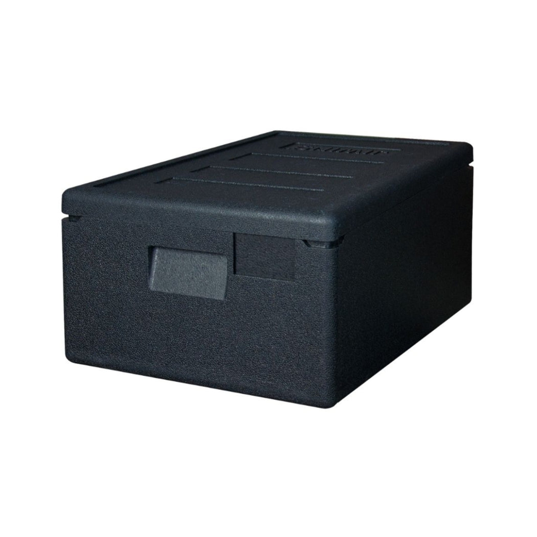 Jiwins Plastic Insulated ThermoBox Black, 60 x 39 x 25 cm