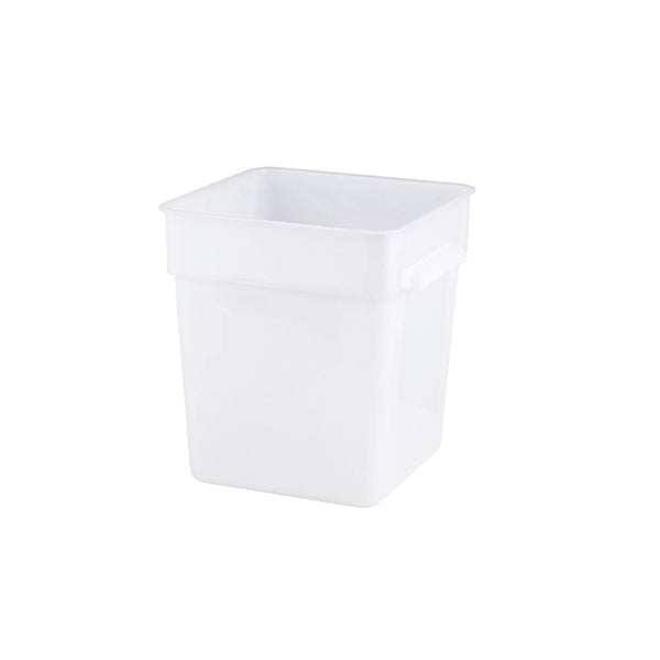 Jiwins Plastic Food Storage Container without Lid White, 6 Ltr