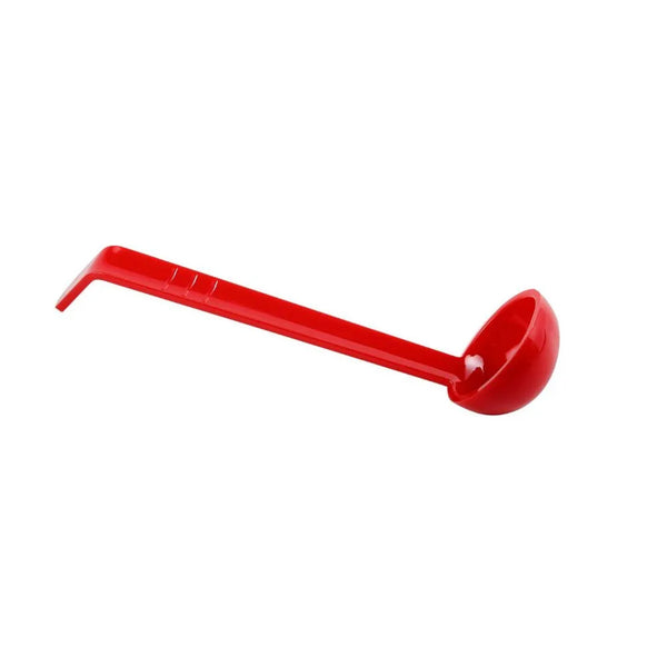 Jiwins Plastic Ladle Red, 21 cm