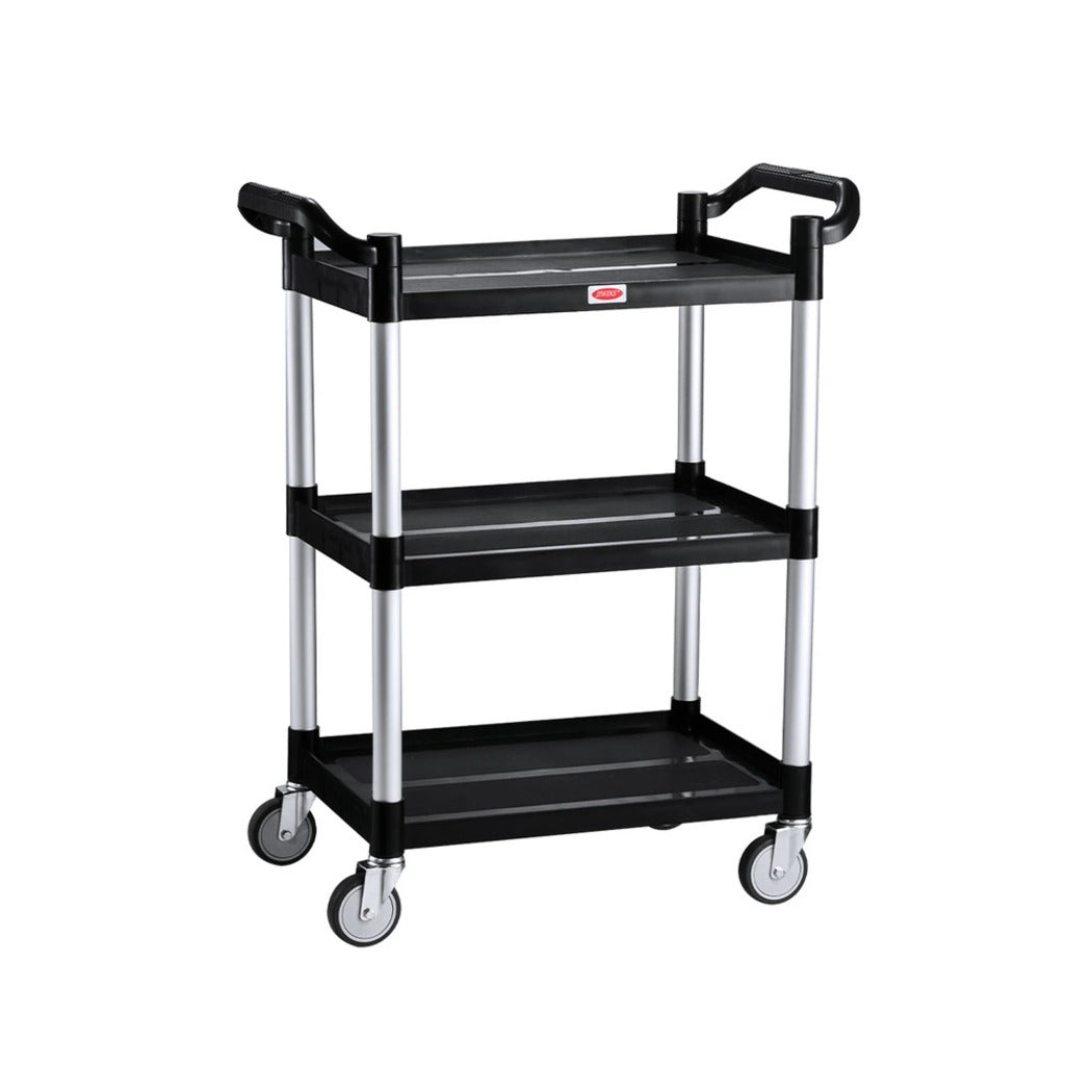 Jiwins Polypropylene Sevice Cart Black, 100 kg