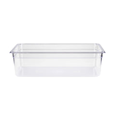 Jiwins PC Plastic GN 1/1 Gastronorm Pan Clear, 15 cm