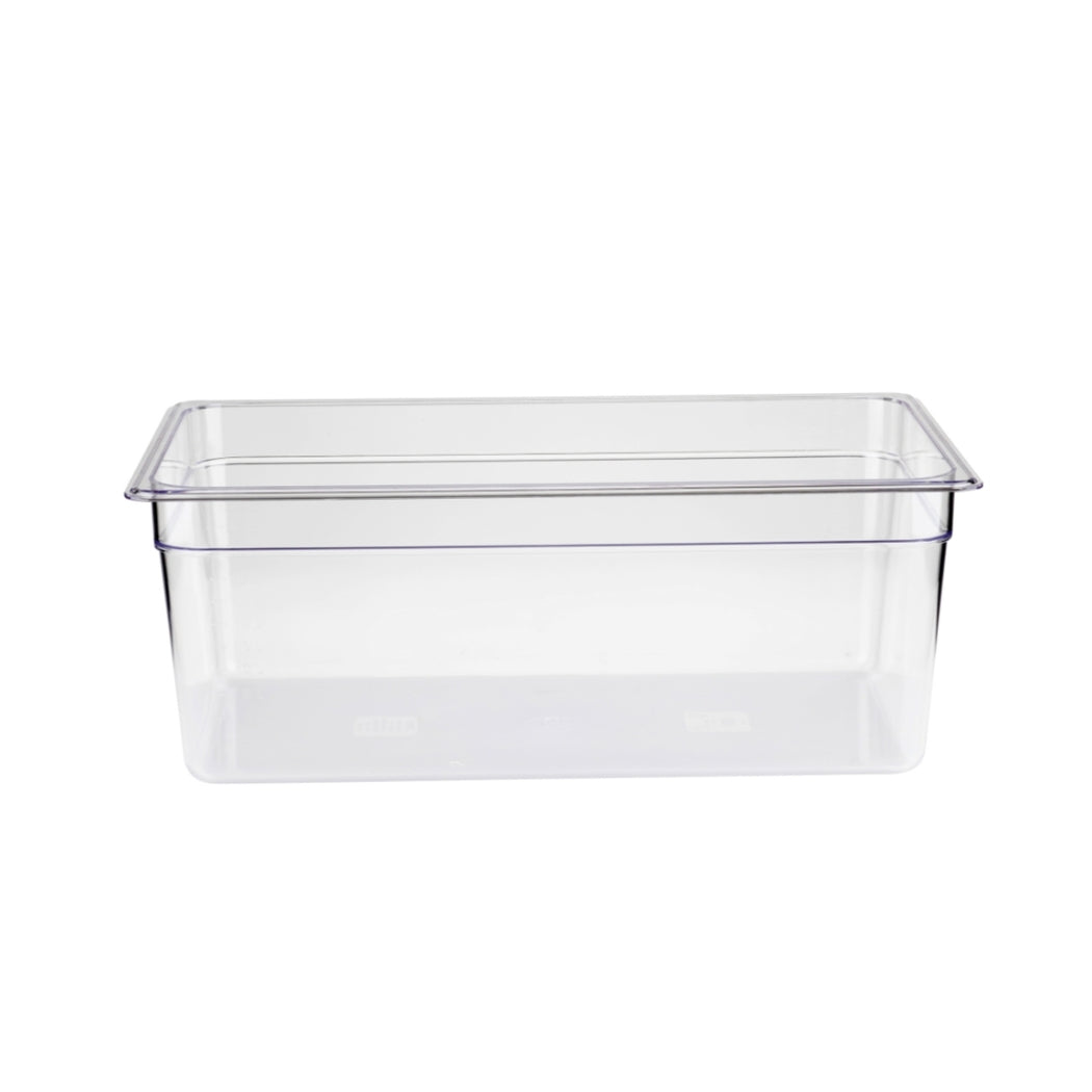 Jiwins PC Plastic GN 1/2 Gastronorm Pan Clear, 20 cm