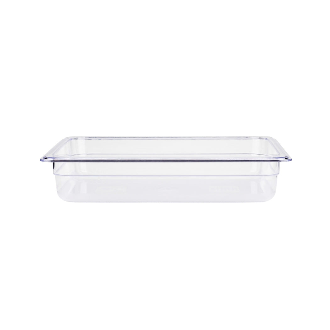 Jiwins PC Plastic GN 1/3 Gastronorm Pan Clear, 6.5 cm