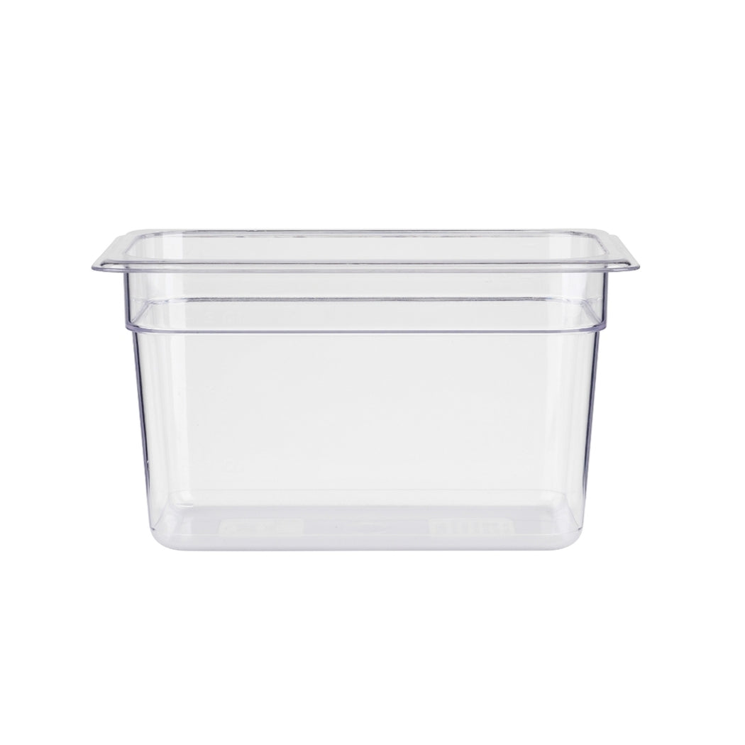 Jiwins PC Plastic GN 1/3 Gastronorm Pan Clear, 20 cm