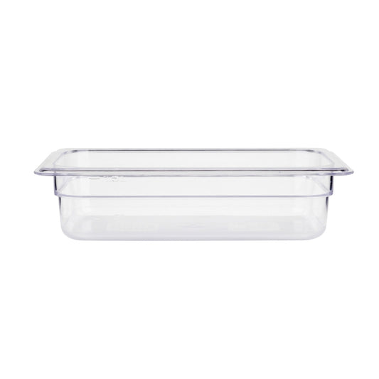 Jiwins PC Plastic GN 1/4 Gastronorm Pan Clear, 6.5 cm