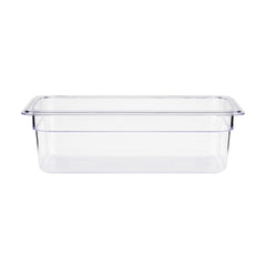 Jiwins PC Plastic GN 1/6 Gastronorm Pan Clear, 6.5 cm