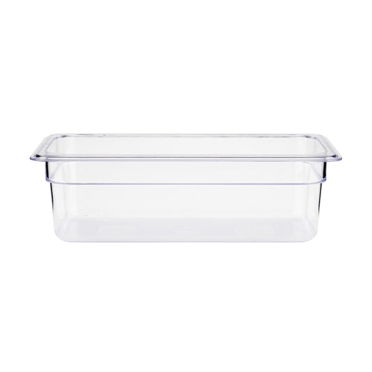 Jiwins PC Plastic GN 1/6 Gastronorm Pan Clear, 6.5 cm