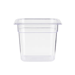 Jiwins PC Plastic GN 1/6 Gastronorm Pan Clear, 15 cm