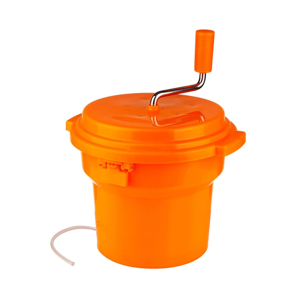 Jiwins Polypropylene Salad Spinner Orange, 9.5 Ltr