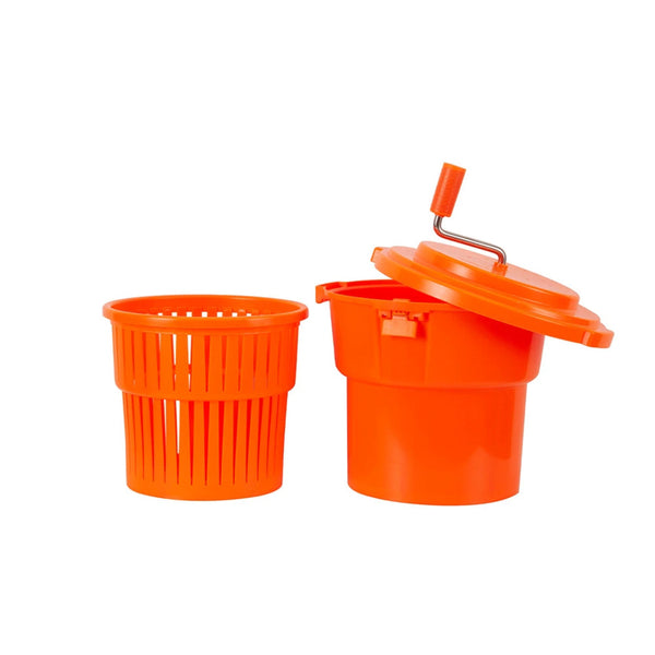 Jiwins Polypropylene Salad Spinner Orange, 9.5 Ltr