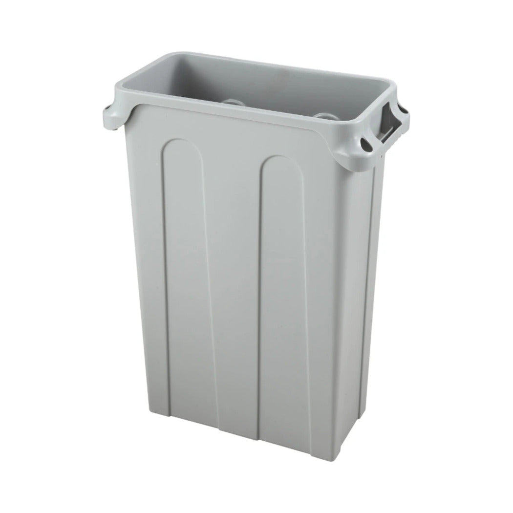 Jiwins Polyethylene Vented Channel Container Grey, 56.6 x 27.9 cm