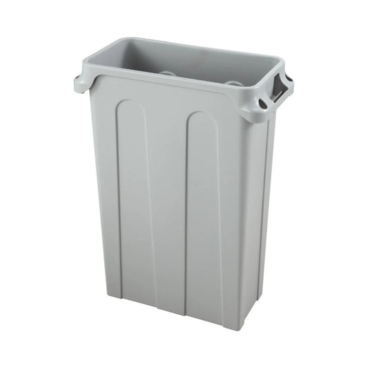 Jiwins Polyethylene Vented Channel Container Grey, 56.6 x 27.9 cm