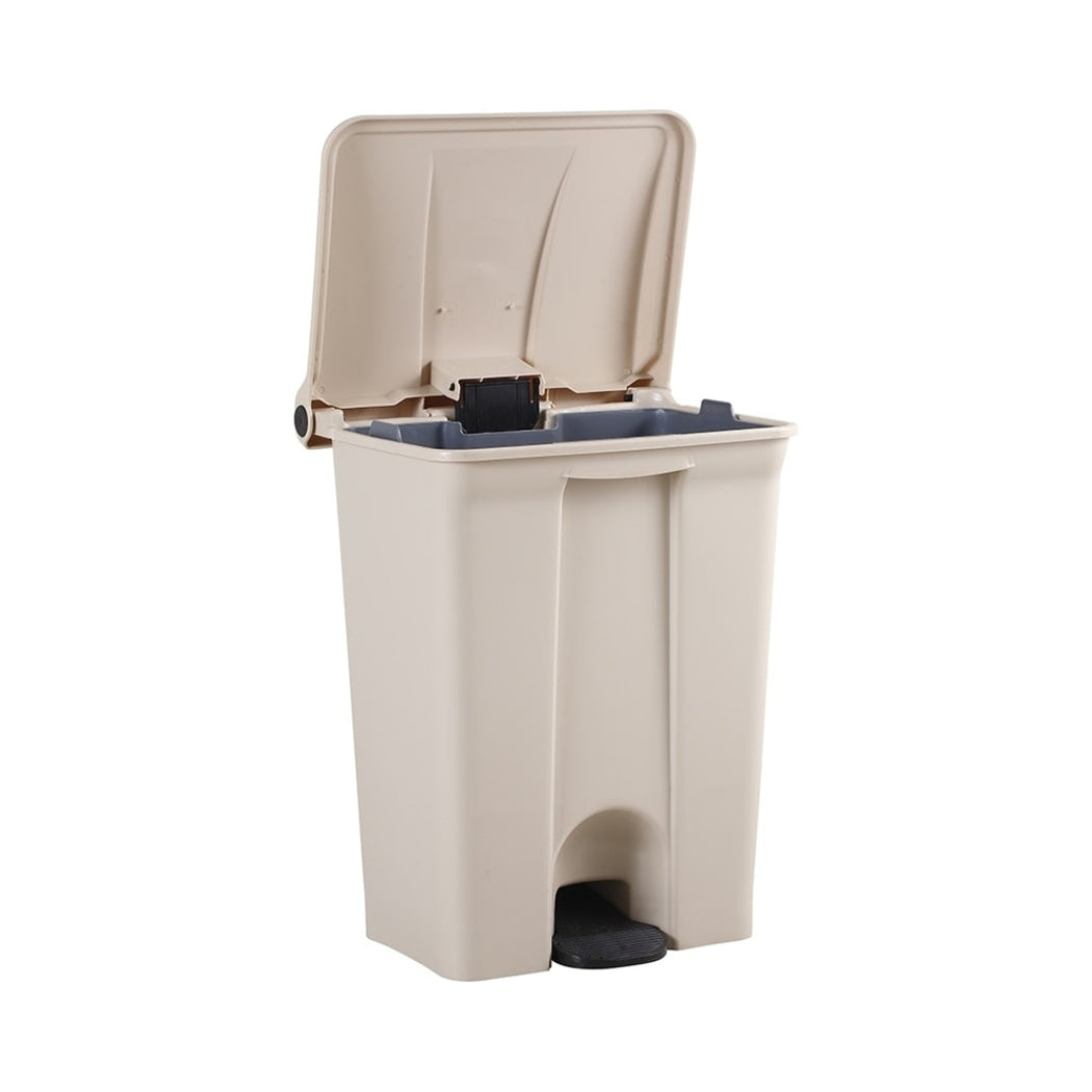 Jiwins Plastic Waste Bin without Inner Barrel White, 30.3 Ltr