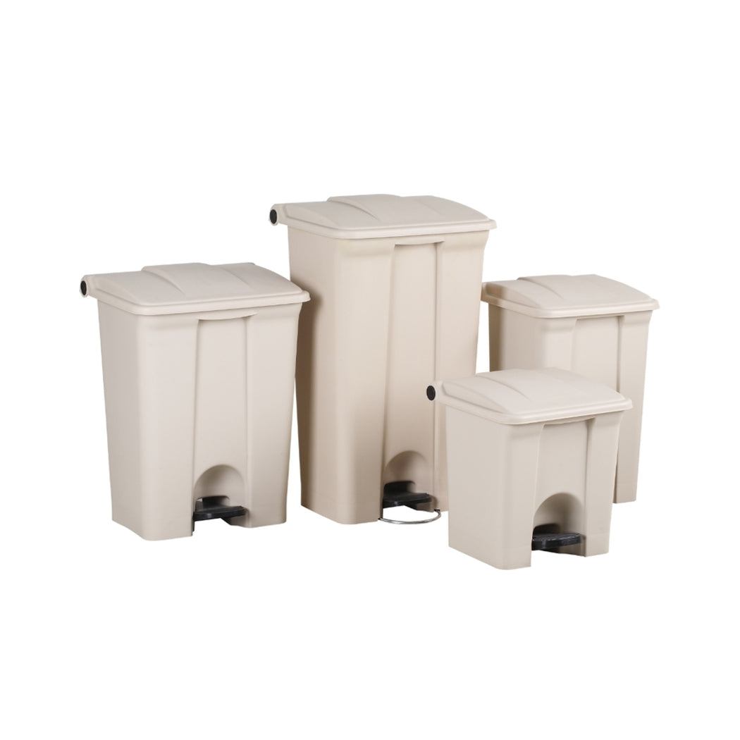 Jiwins Plastic Waste Bin without Inner Barrel White, 45.4 Ltr