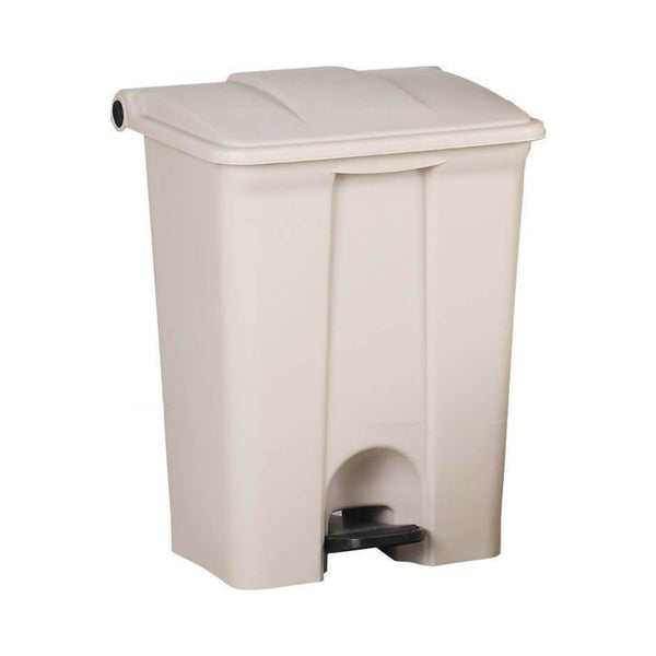 Jiwins Plastic Waste Bin without Inner Barrel White, 87.1 Ltr