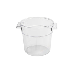 Jiwins Plastic Food Storage Container Round Clear, 8 Qt