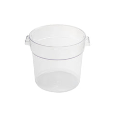 Jiwins Plastic Food Storage Container Round Clear, 22 Qt