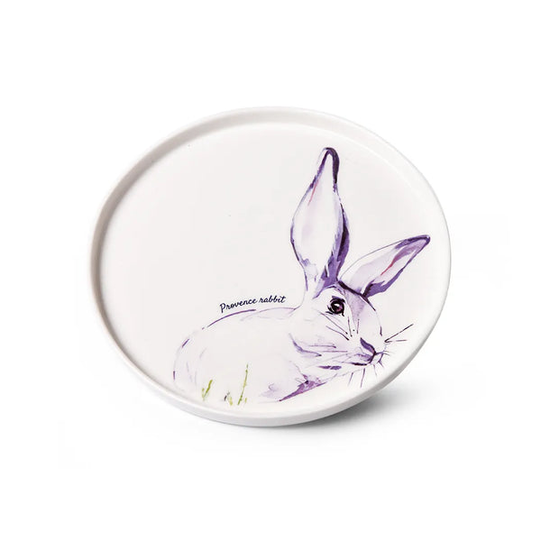 Rabbit Provence Design Porcelain Plate, 20 cm