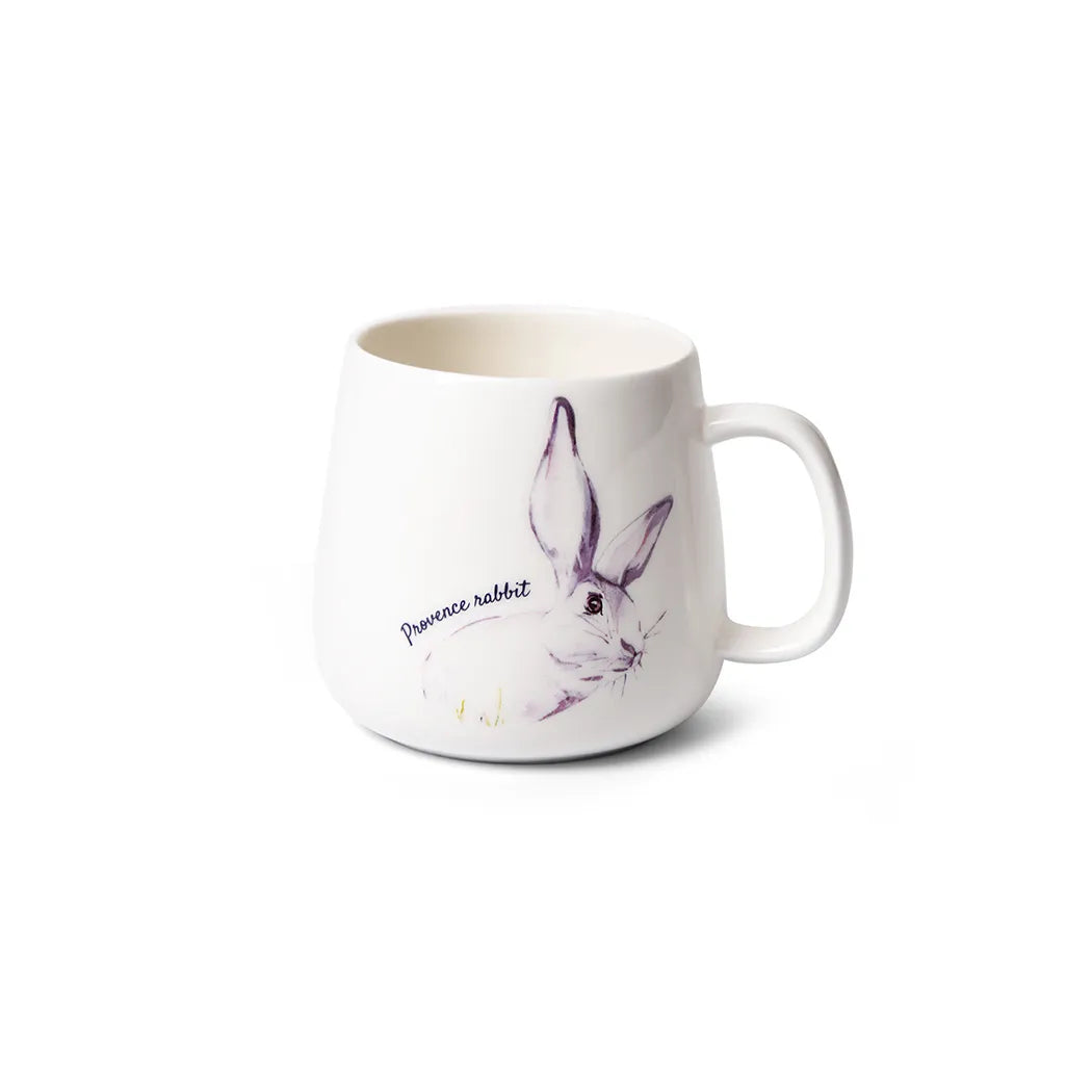 Rabbit Provence Design Porcelain Mug, 400 ml