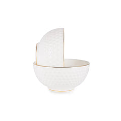 NOEMI Fine Bone China Bowls, 340 ml