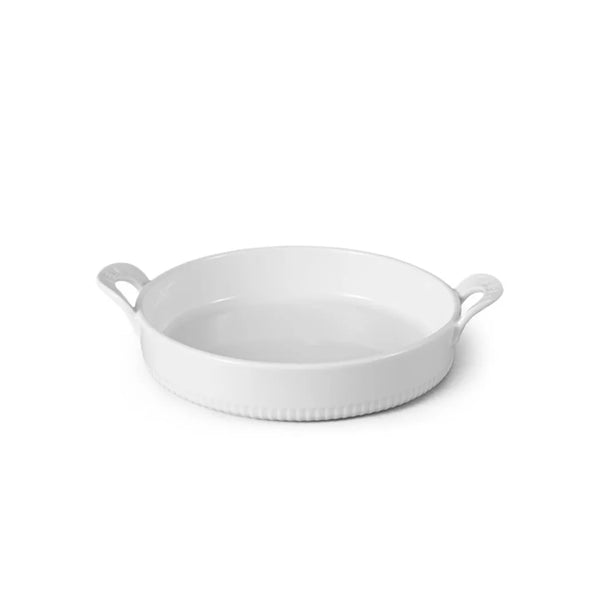 Porcelain 2-Piece Round Baking Dish, 250 ml Capacity and 10.5 x 6 cm