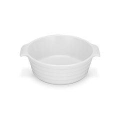 Porcelain 3-Piece Round Baking Dish, 220 ml Capacity, 12 x 4.5 cm