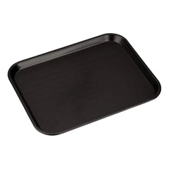 THS Fast Food Tray, Rectangular, Black, 14" x 18"