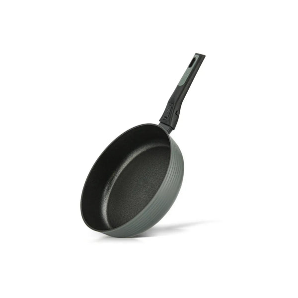 Brilliant Series Aluminum Non Stick Deep Frying Pan with Detachable Handle and Glass Lid, 28 cm