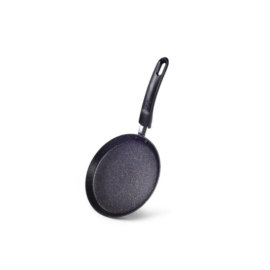 Promo Series Multi-Layered Aluminium Non Stick Crepe Pan with Bakelite Handle in Black Color, 18 cm