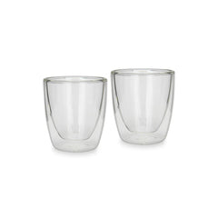 2-Piece Borosilicate Glass Double Wall Glasses, 80 ml