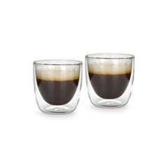 2-Piece Borosilicate Glass Double Wall Glasses, 100 ml