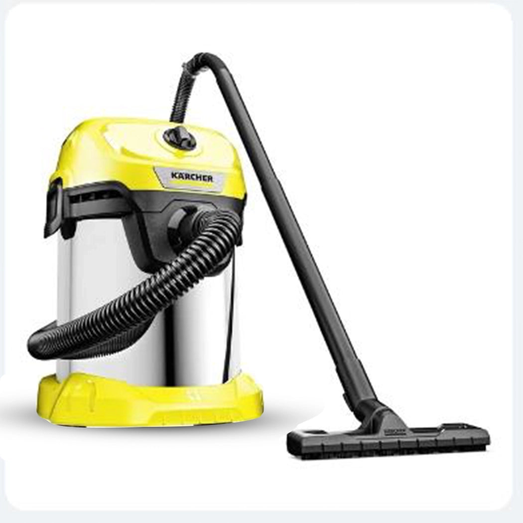 Karcher WD 3 Multipurpose Wet & Dry Metal Body Vacuum Cleaner 1000W, 17L, Yellow/Black