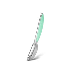 Luminica Series Zinc Alloy P-Shape Peeler in Green/Silver Color, 17 cm