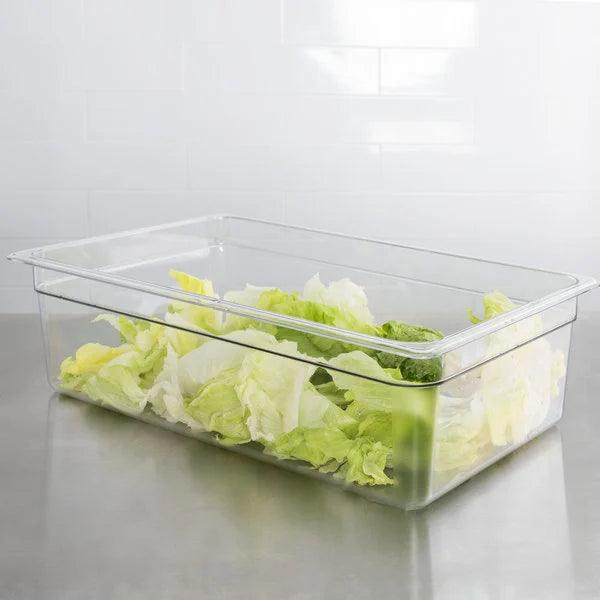 Cambro Camwear 16CW135 GN 1/1 Poly Food Pan Clear Deep 15cm - HorecaStore