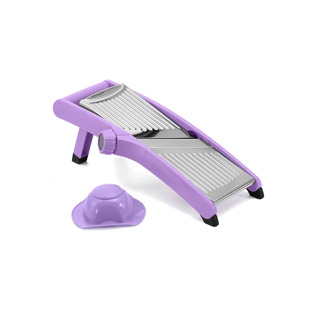 Adjustable Mandoline Slicer Profi in Purple/Grey/Black Color, 38 ? 17 ? 13 cm