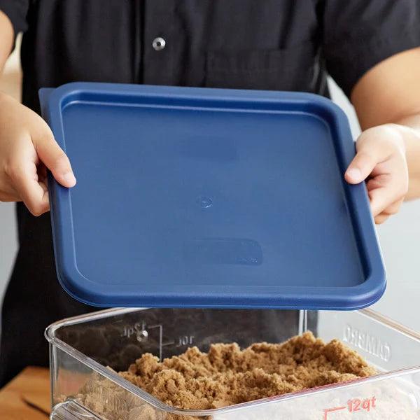 Cambro CamSquare SFC12453 Poly Lid Blue - HorecaStore