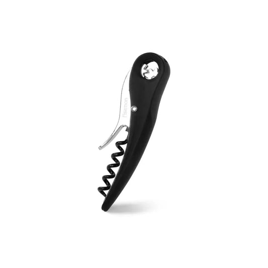 Zinc Alloy Waiter's Corkscrew in Black/Silver Color, 12.5 cm