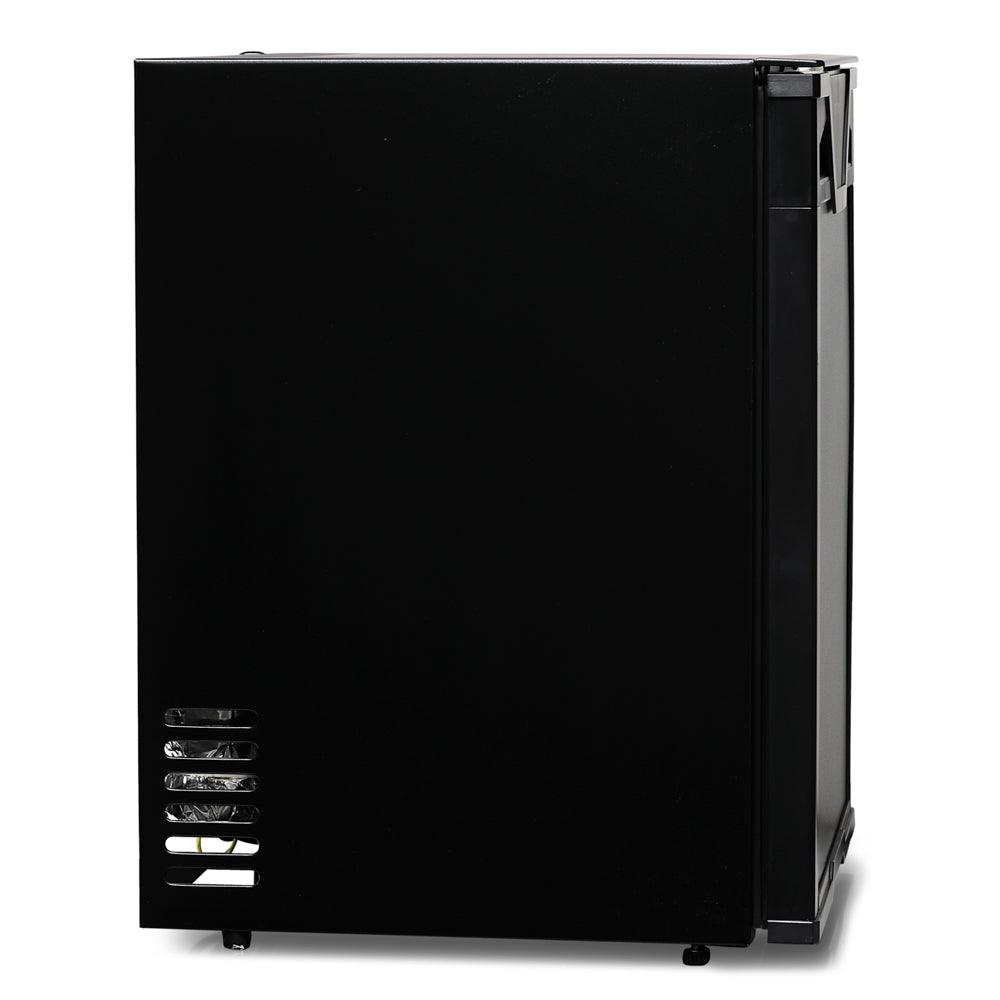 Roomwell UK High Cool Absorption Minibar, Solid Door 30 Liters, H 49 x W 40 x D 40.6 cm, 100% Silent, Ultra-Cooling, CFC/HCFC Free, Color Black - HorecaStore